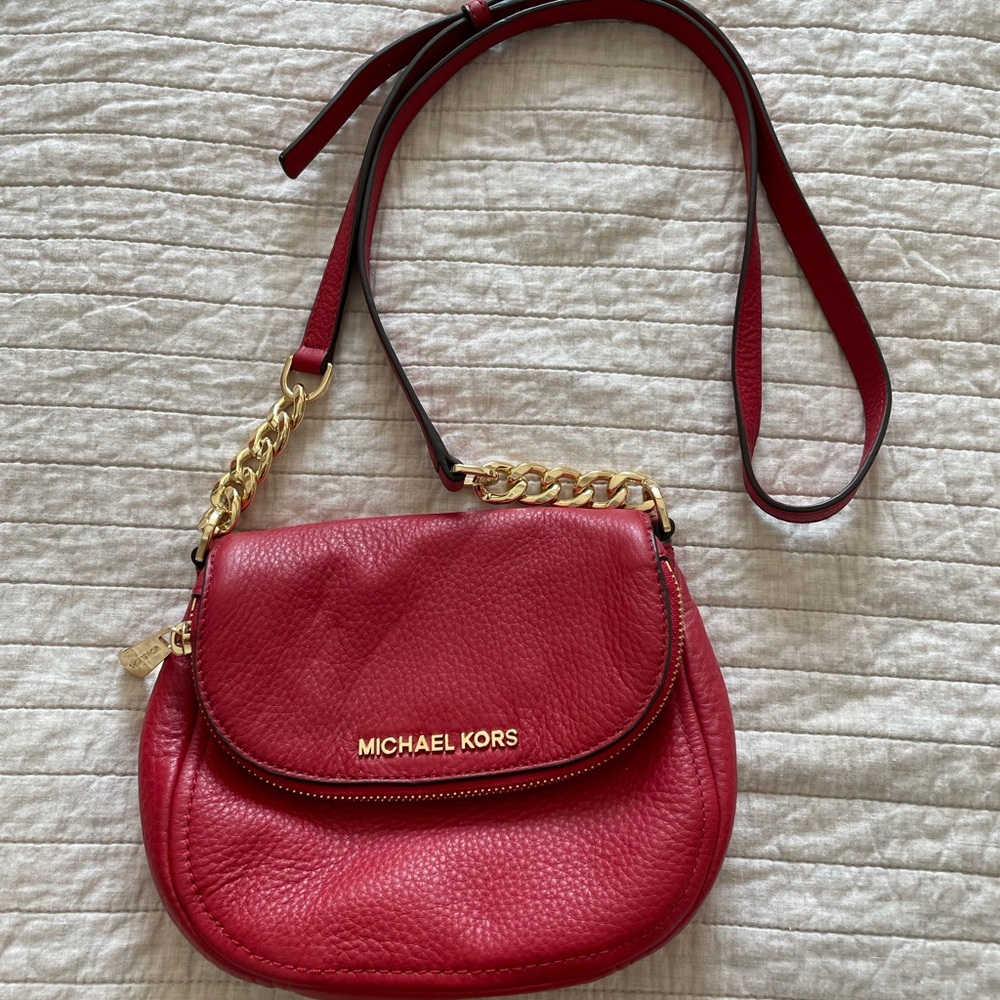 Michael Kors Leather Cross Body Handbag